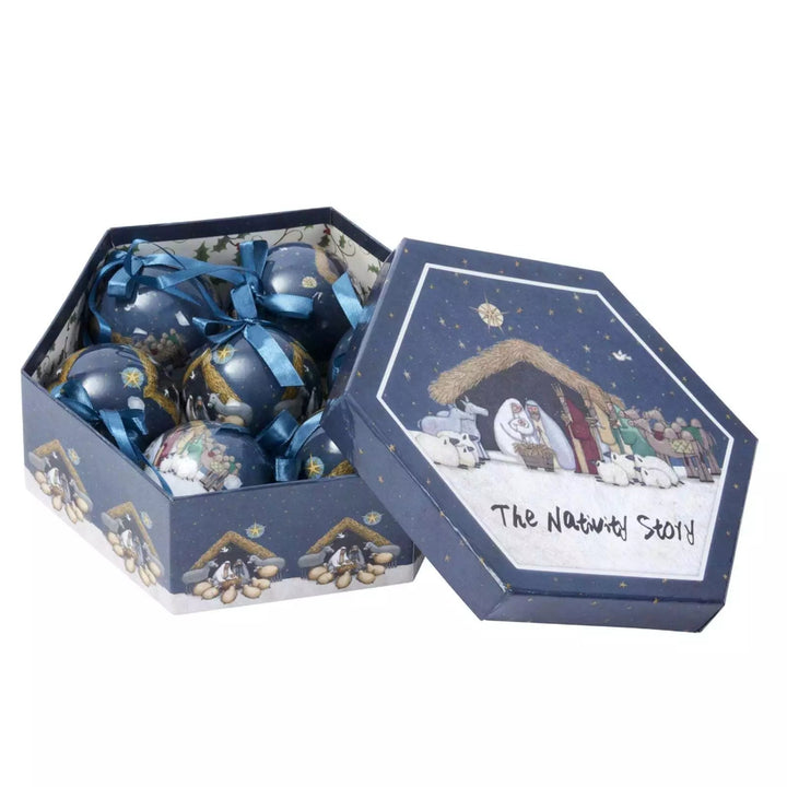 Vintage Baubles Nativity - Set of 7