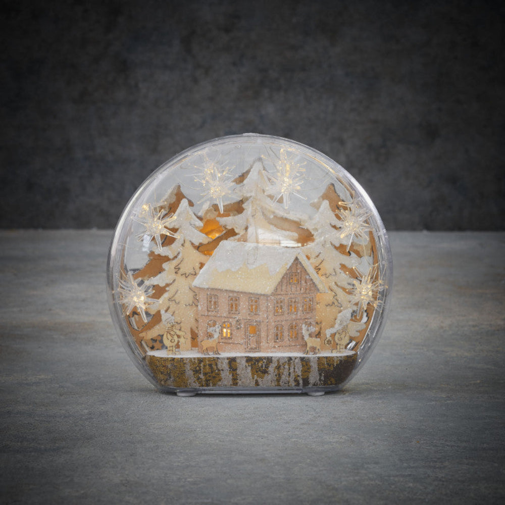 Winter Scene House