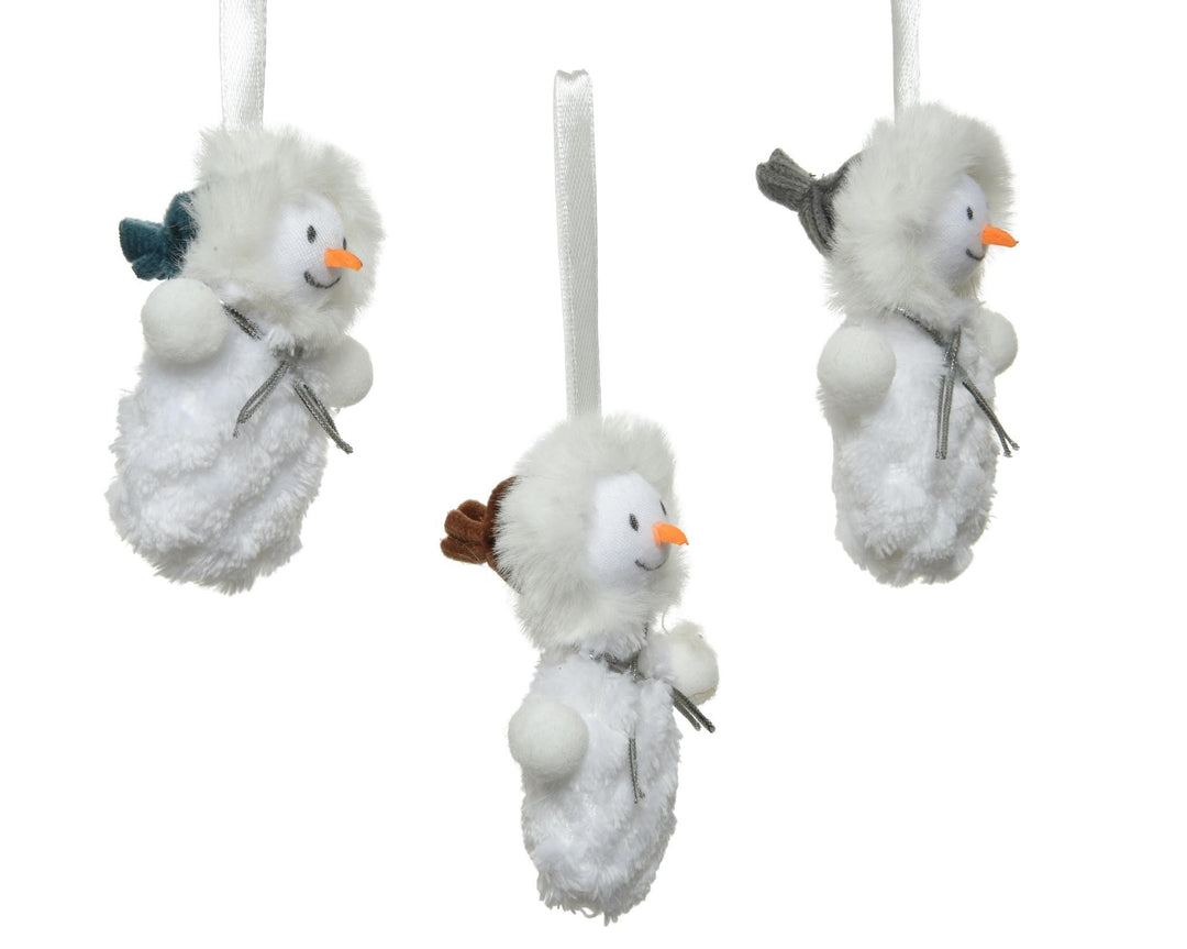 Polyester Snowman 8cm