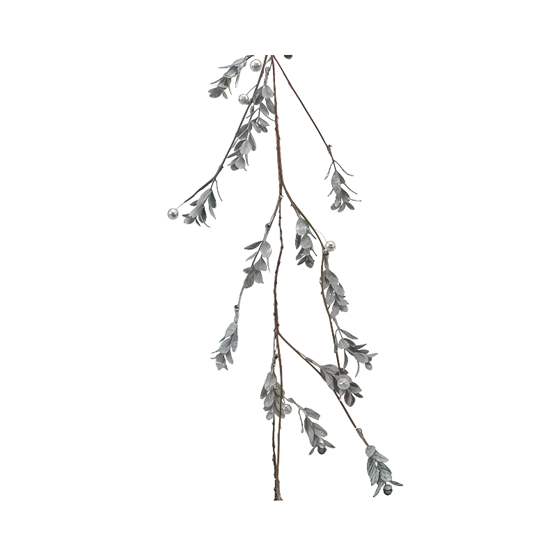 4ft Garland With Pearl Berries