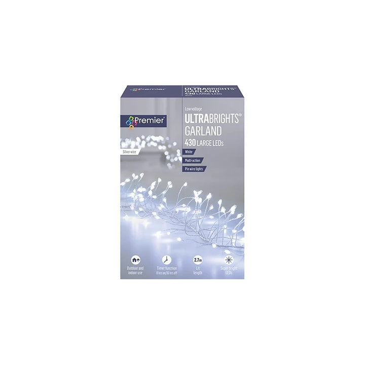 430 LED Battery Operated Ultrabrights Garland Lights