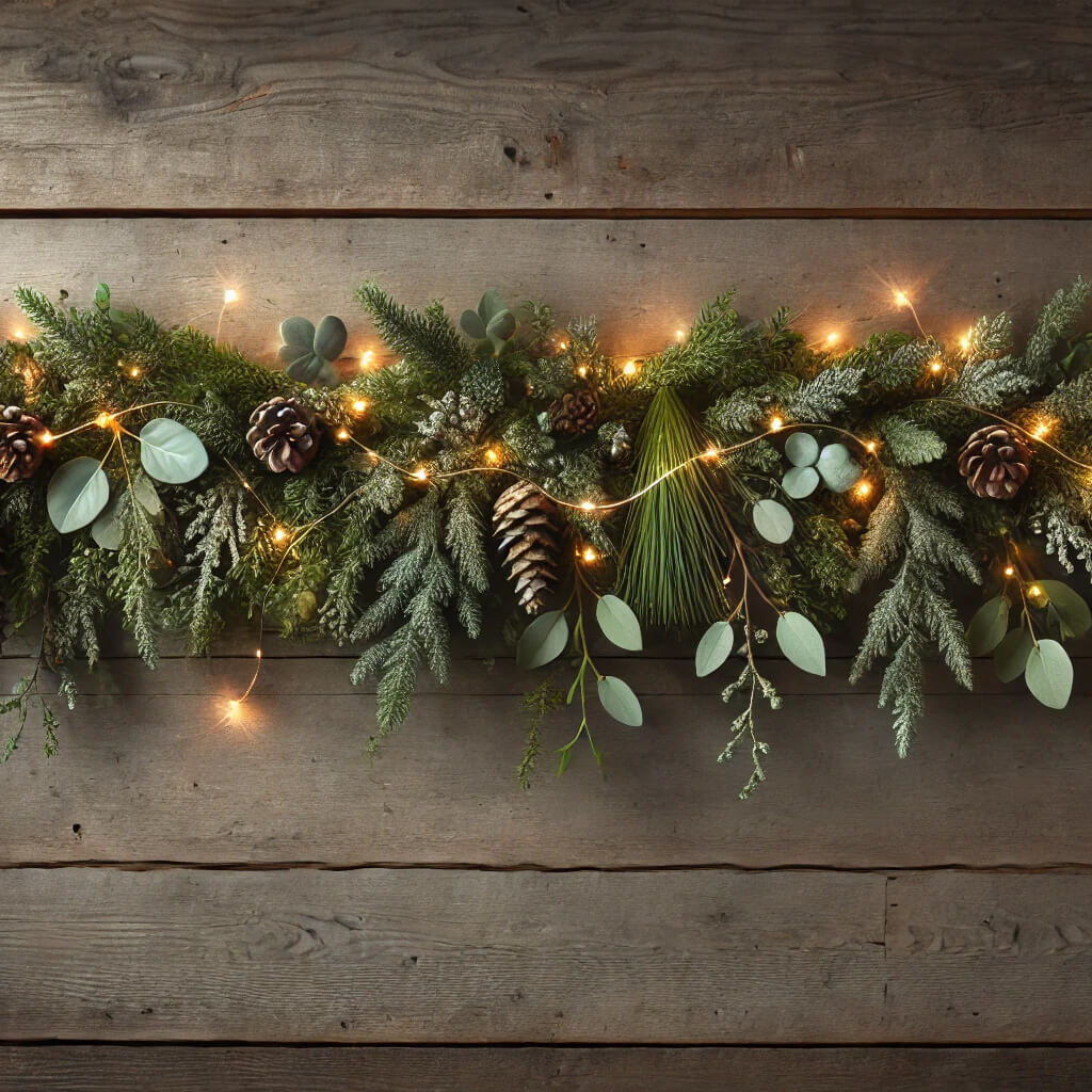 Prelit Christmas Garlands