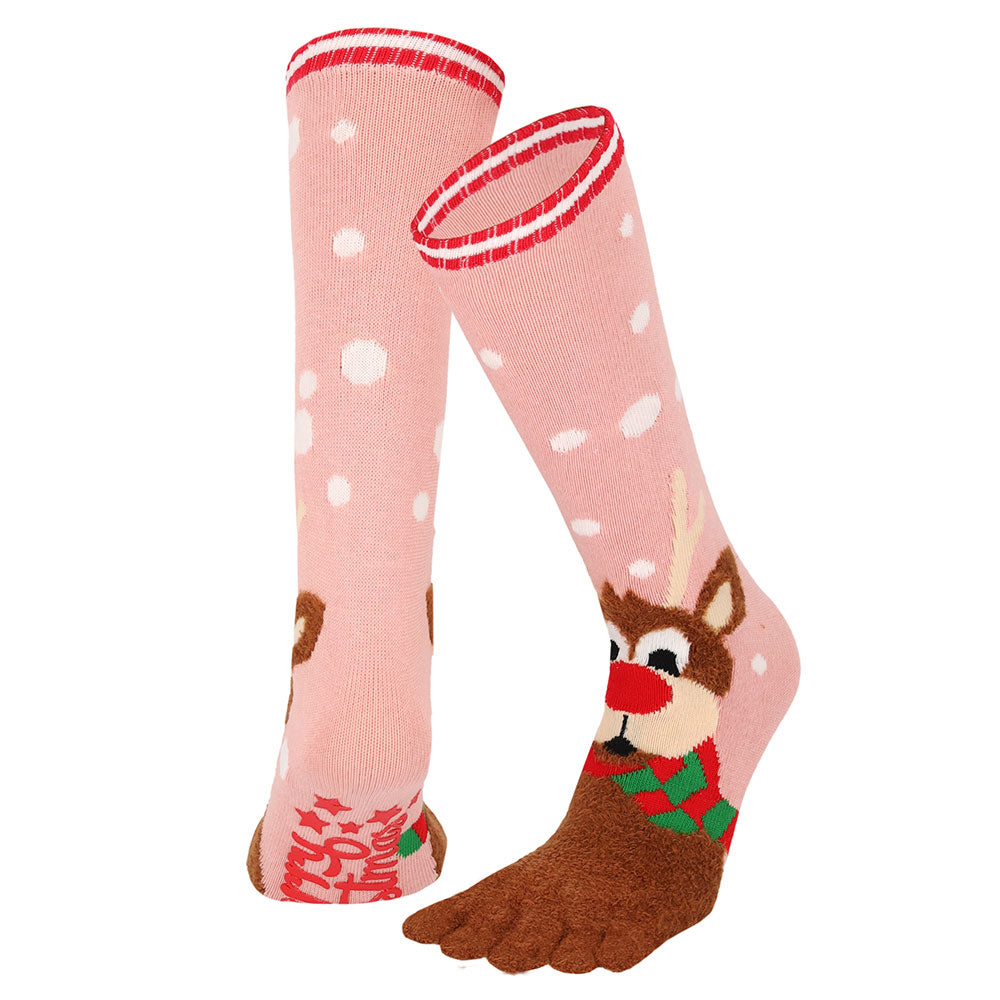 Apollo Ladies X-Mas Toe Socks (Pair)