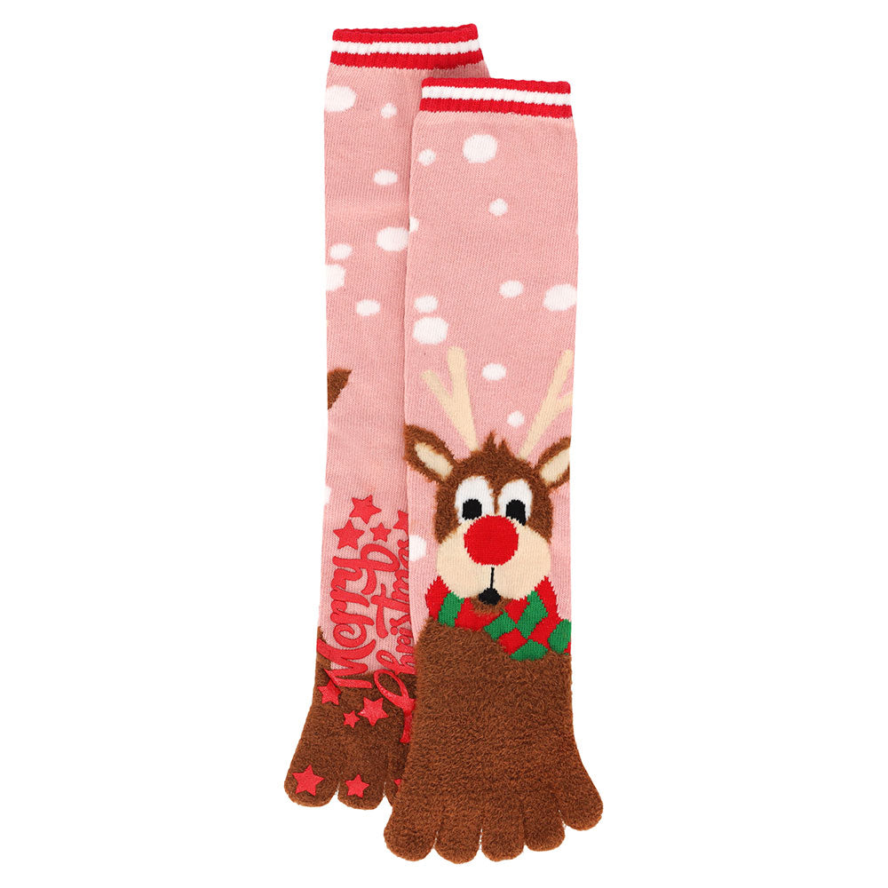 Apollo Ladies X-Mas Toe Socks (Pair)