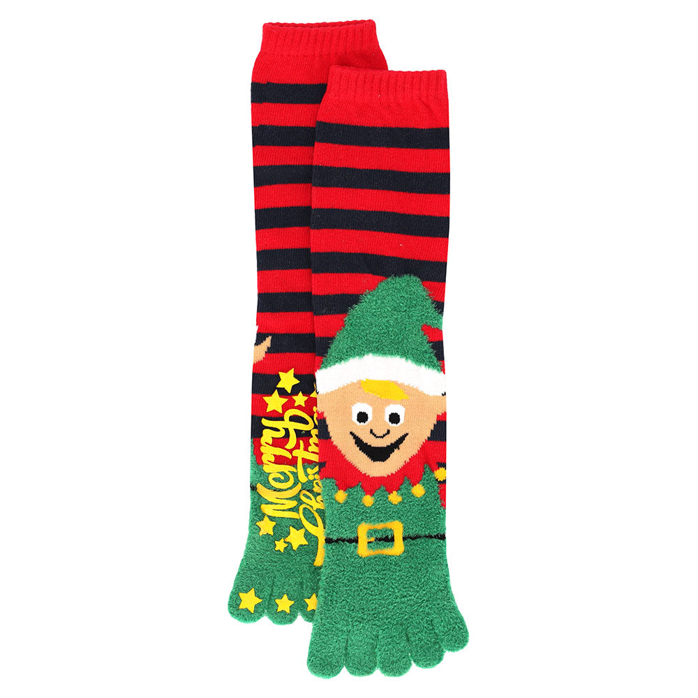 Apollo Ladies X-Mas Toe Socks (Pair)