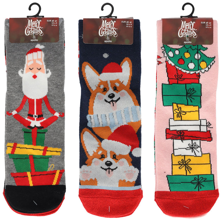 Apollo Ladies X-Mas Socks 2-Pack