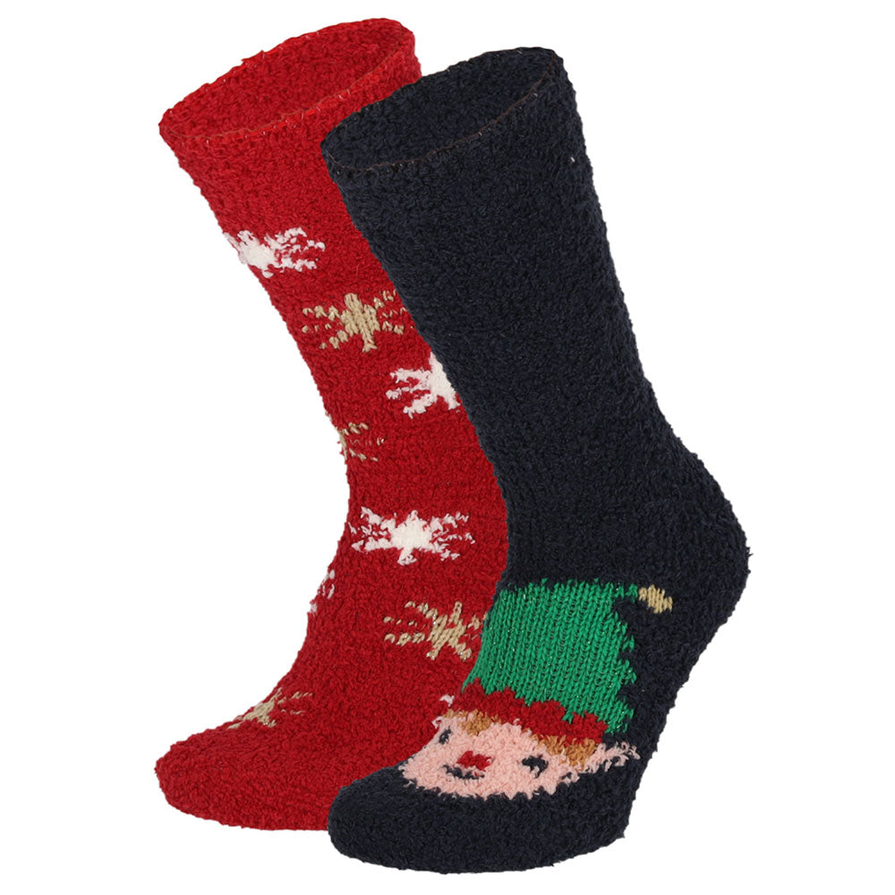 Apollo Ladies Softy Socks X-Mas 2-Pack