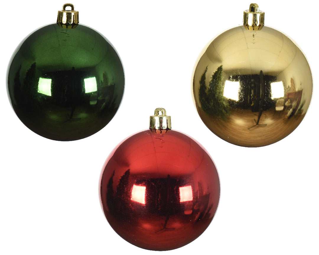 Shatterproof Bauble Traditional - Set of 10