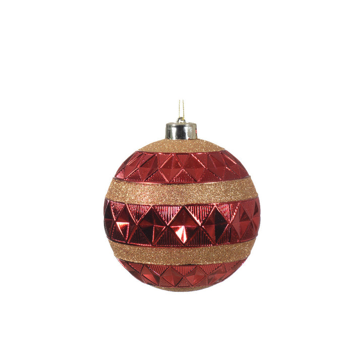 Baubles Shatterproof - Christmas Red