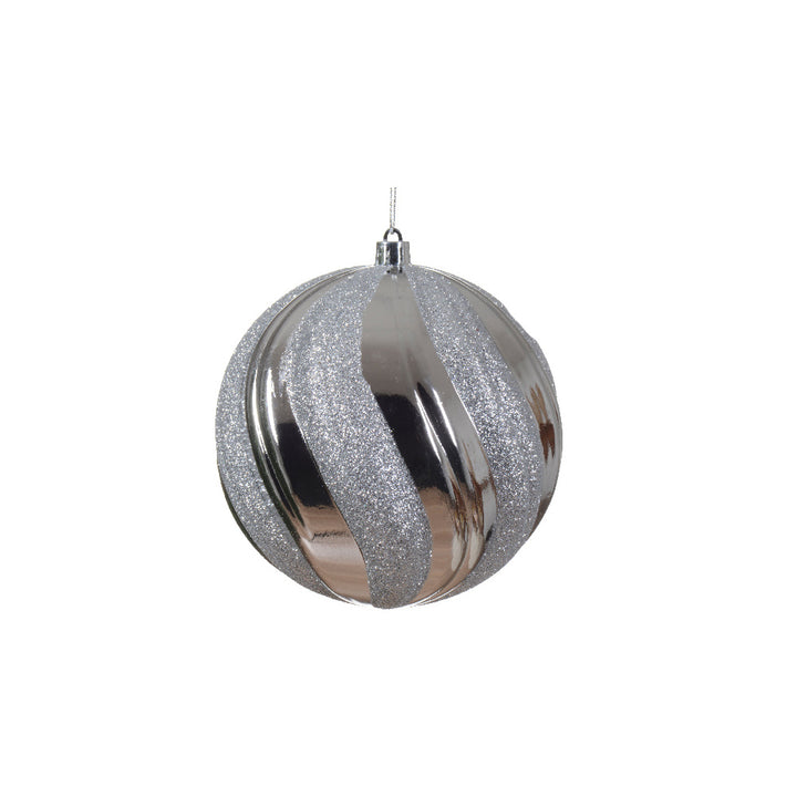 Baubles Shatterproof - Silver 12cm