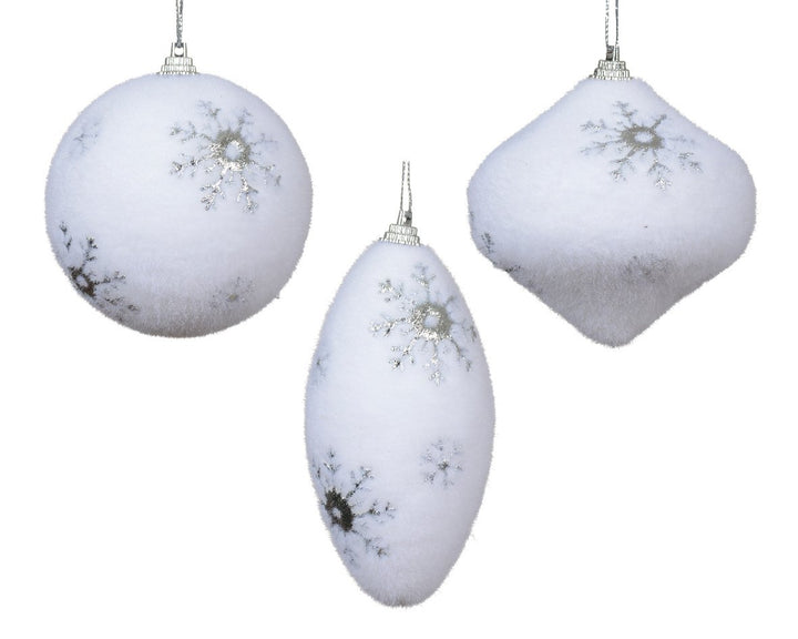 Kaemingk Foam Bauble Snowflake - Set of 3