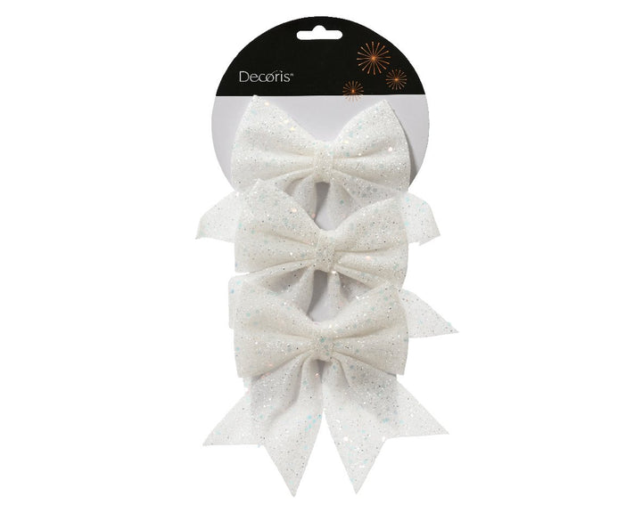 Kaemingk White Bow - Set of 3