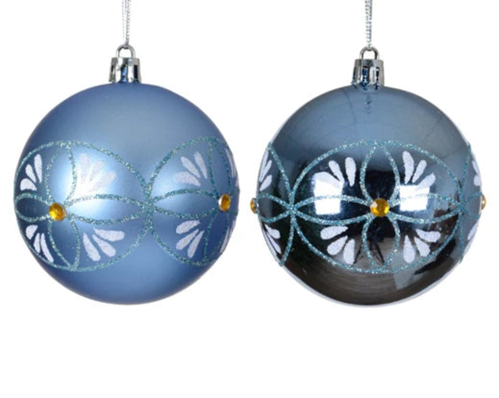 blue baubles