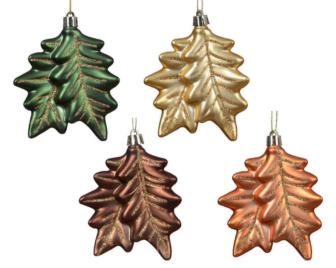 Kaemingk Shatterproof Leaves - Set of 4