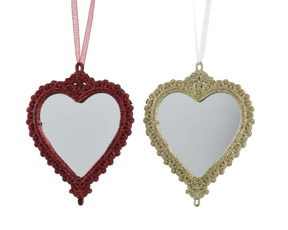 Plastic Heart With Mirror
