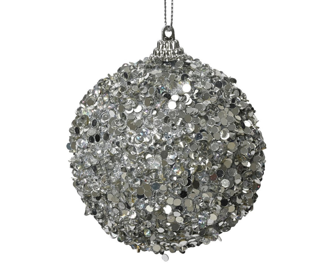 Kaemingk Foam Bauble W/ Diamonds & Sequins