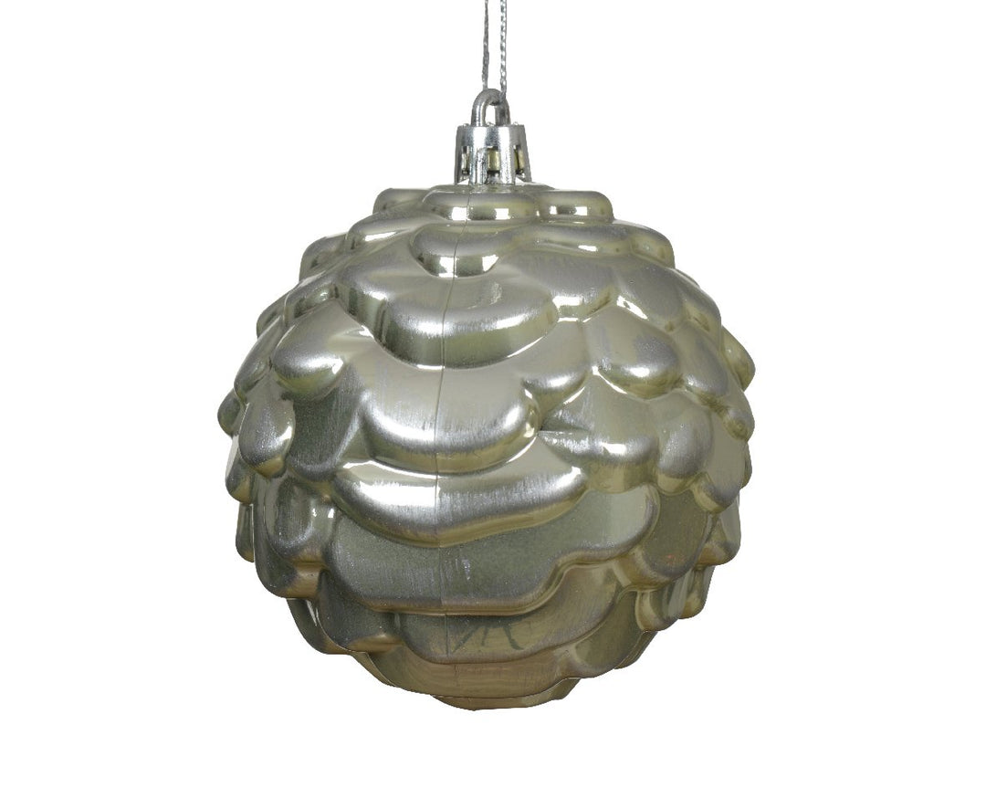 Kaemingk Shatterproof Enamel Bauble - Pinecone