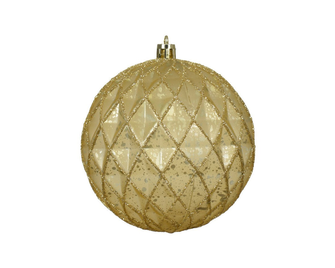 Kaemingk Shatterproof Bauble - Antique Gold