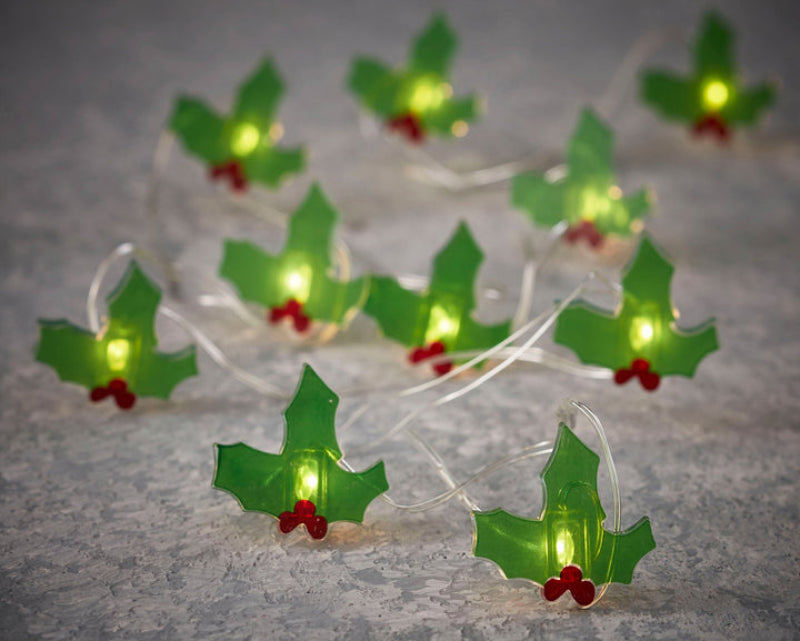 10 Battery Operated Mistletoe Lights