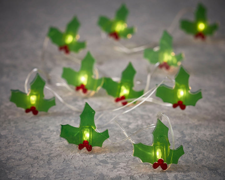 10 Battery Operated Mistletoe Lights