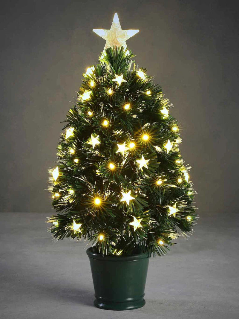 60cm Mercury F-O Tree Green With Warm White LED's