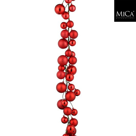 Edelman Christmas Garland Red - 180cm