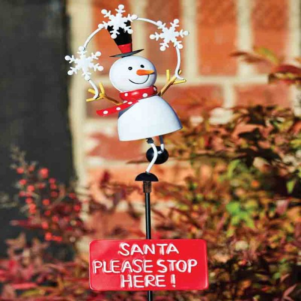 Frosty Snowman Christmas Sign