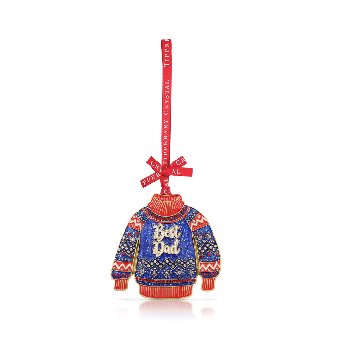 Tipperary Crystal Loved One's Christmas Decoration Best Dad