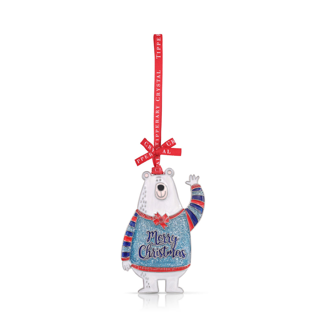 Sparkle Polar Bear Decoration