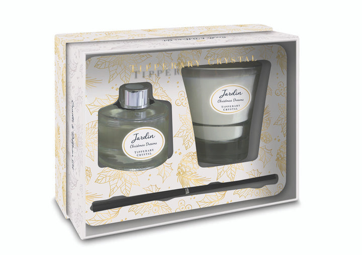 Jardin Collection Christmas Candle & Diffuser Set - Christmas Dreams