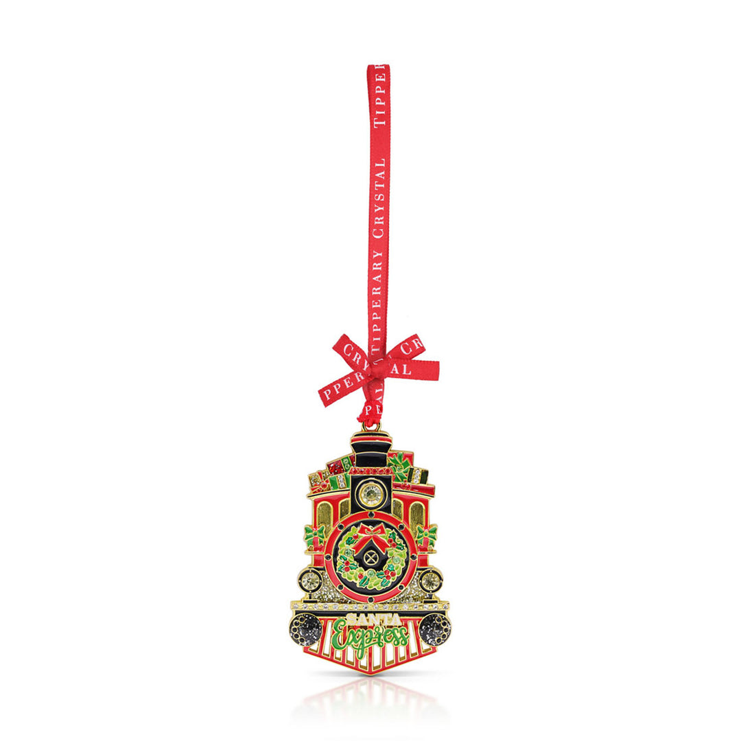 Sparkle Santa Express Decoration