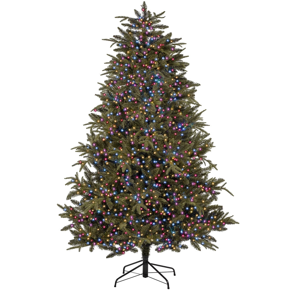 1500 LED TreeBrights Tree Lights with Green Cable