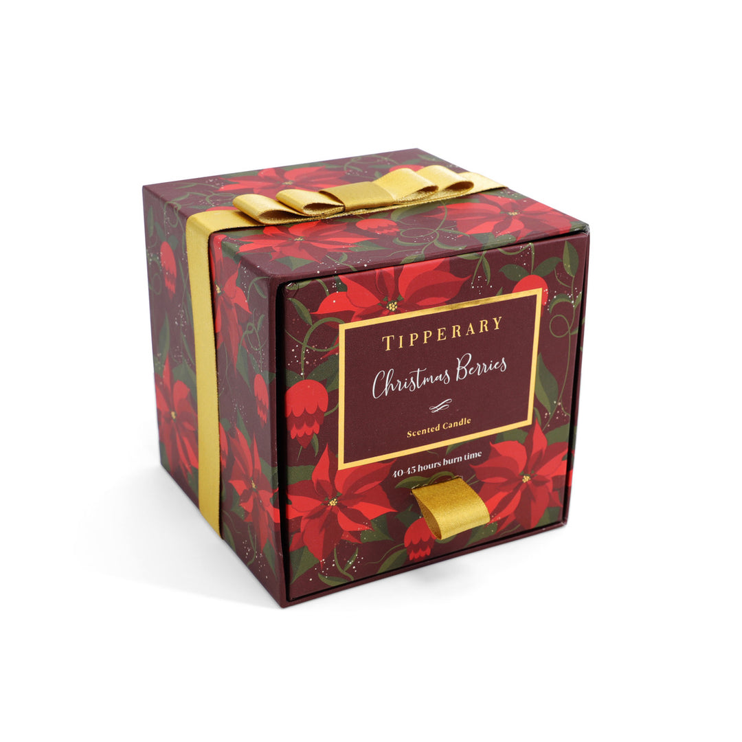 Poinsettia Tumbler Candle