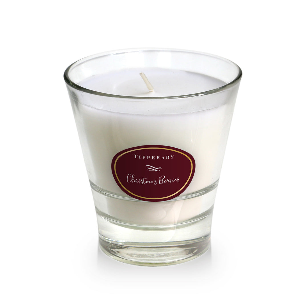 Poinsettia Tumbler Candle