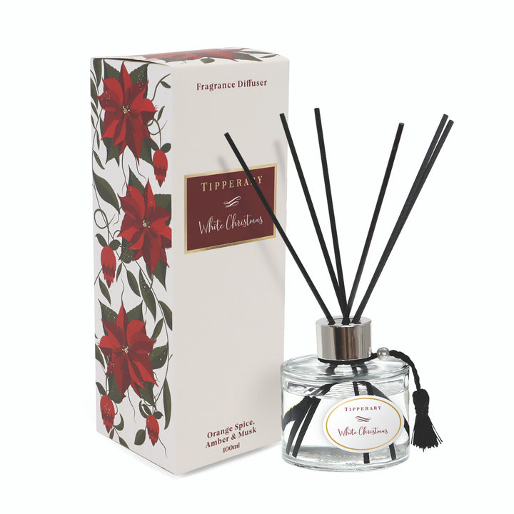 Poinsettia Diffuser - White Christmas