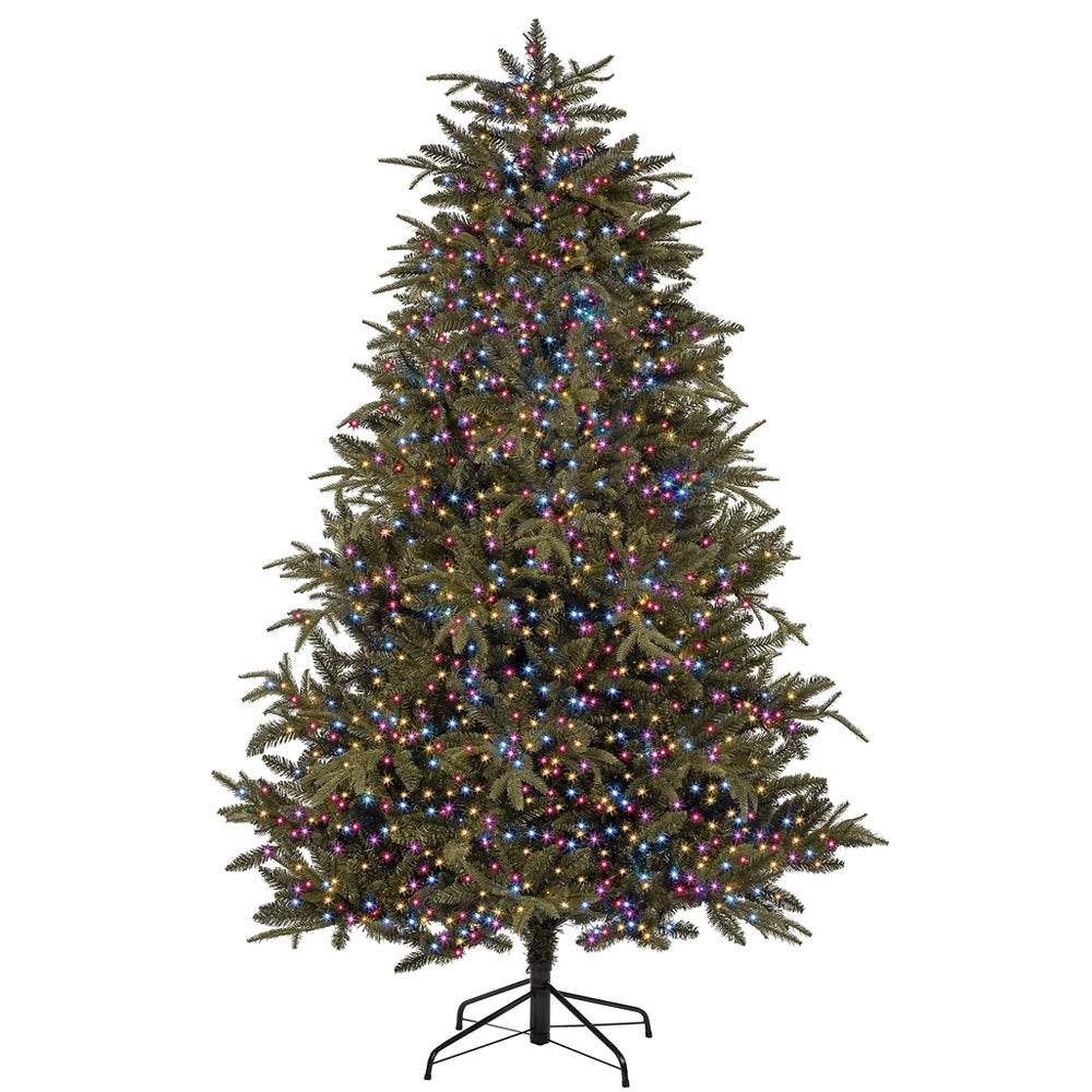 1500 LED TreeBrights Tree Lights with Green Cable