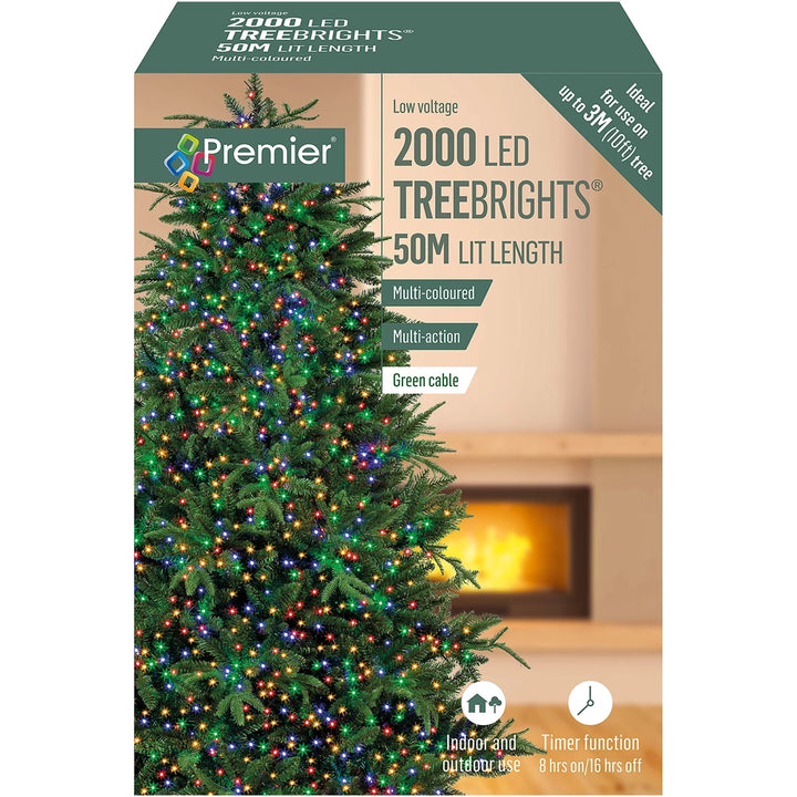2000 LED TreeBrights Christmas Tree Lights with Timer Function