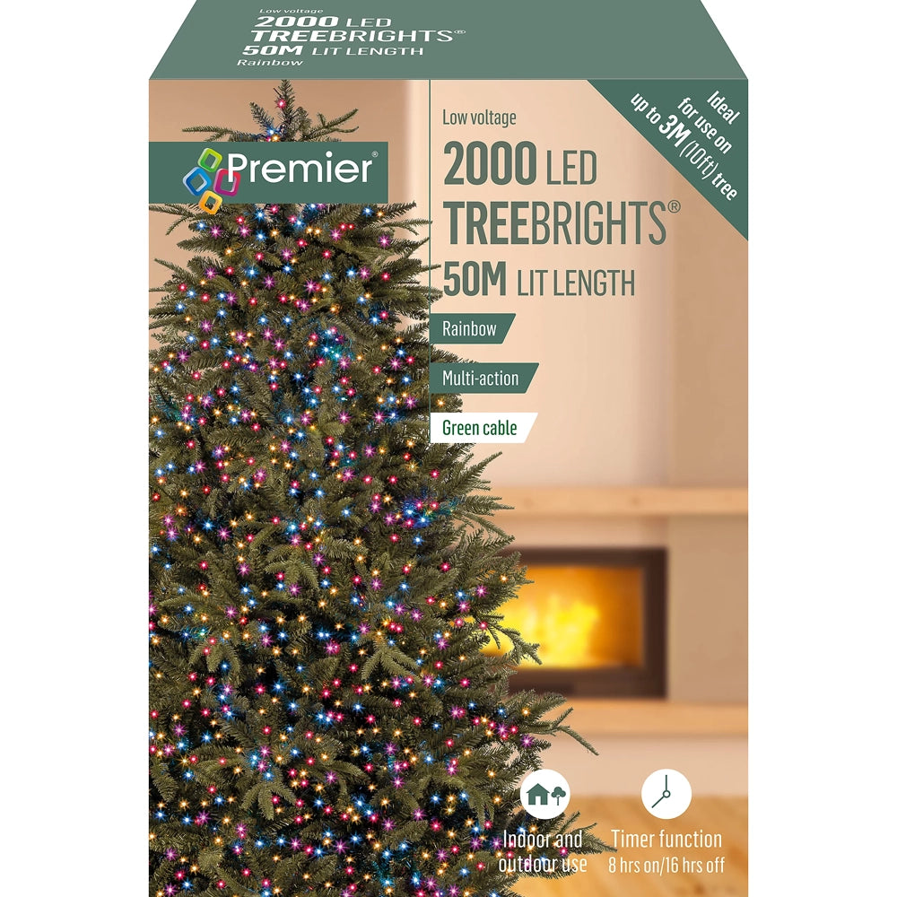 2000 LED TreeBrights Christmas Tree Lights with Timer Function