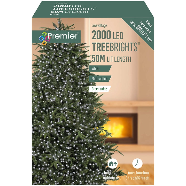 2000 LED TreeBrights Christmas Tree Lights with Timer Function