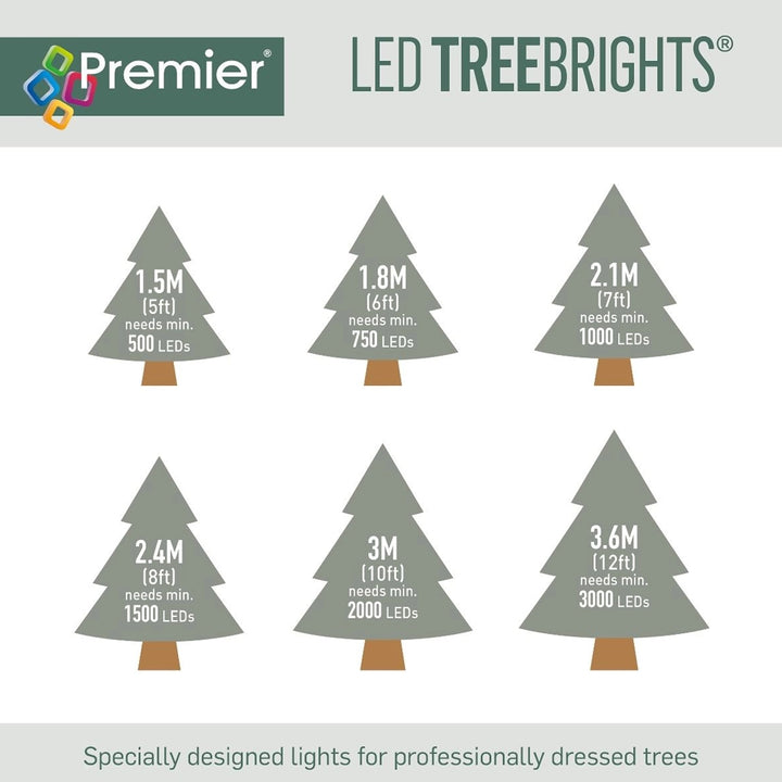 2000 LED TreeBrights Christmas Tree Lights with Timer Function