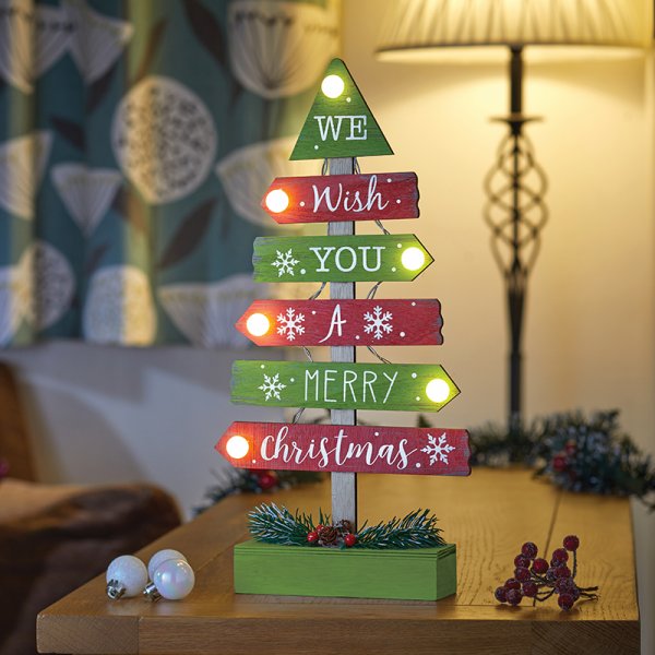 Battery Operated InLit Tree Decoration