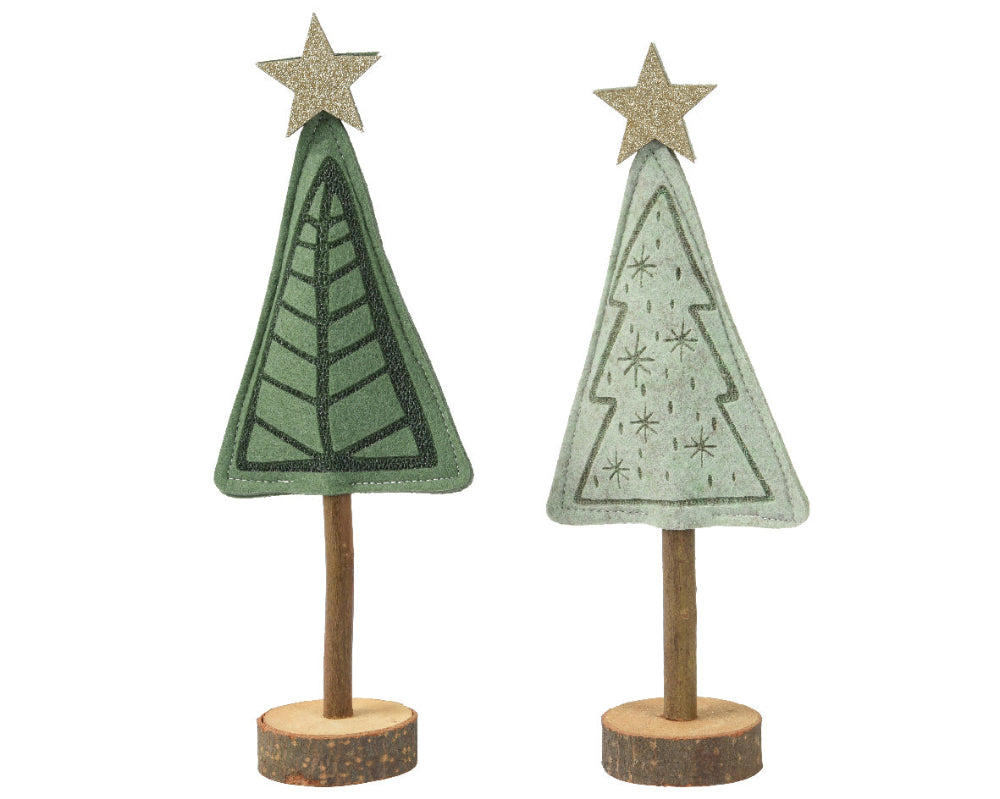 27cm Wooden Tree With Felt