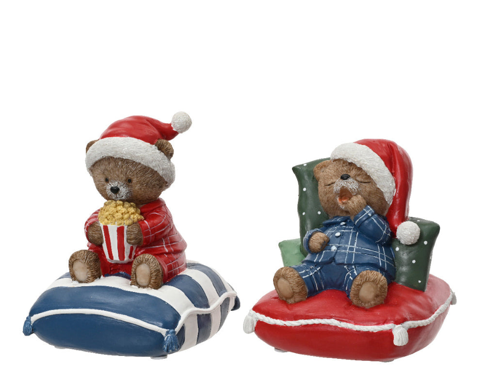 14cm Bear On Pillow