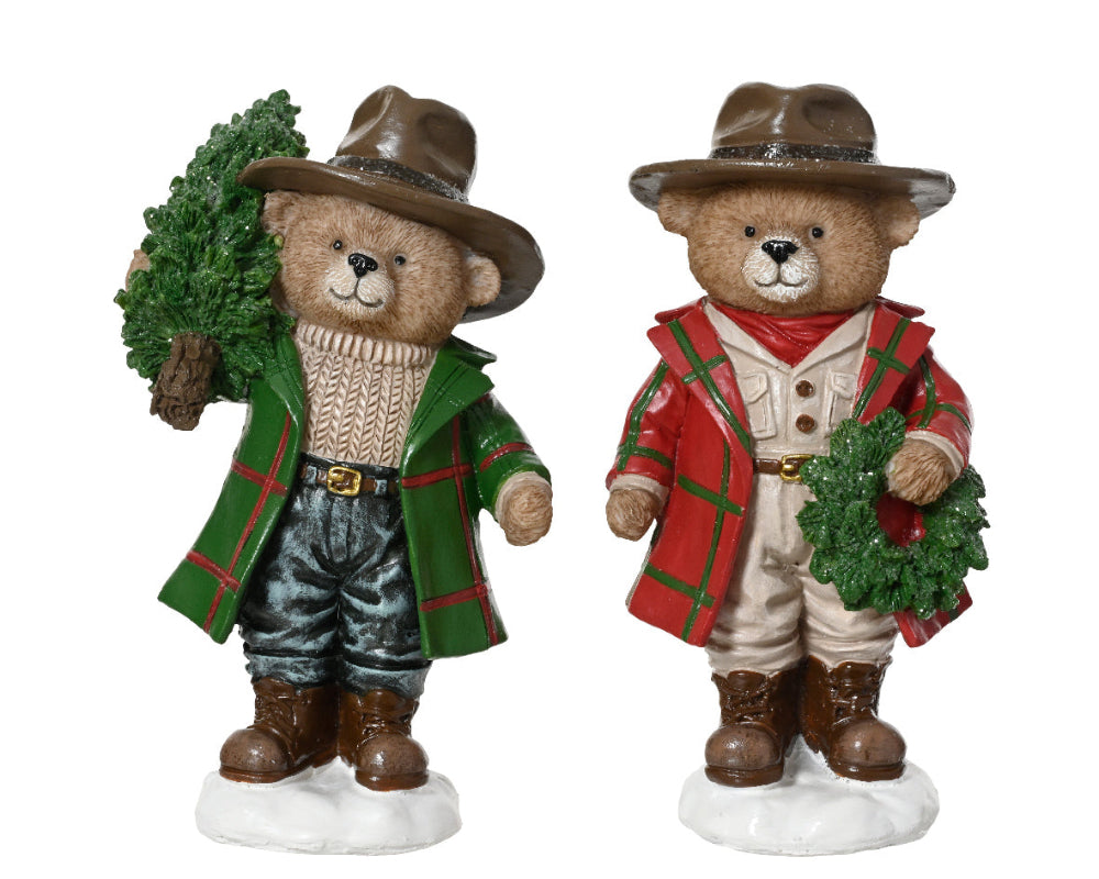 14.5cm Bear Polyresin Standing