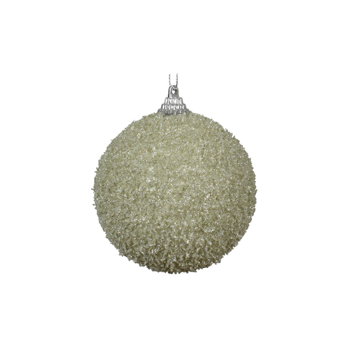 Foam Green Bauble W/ Sequin