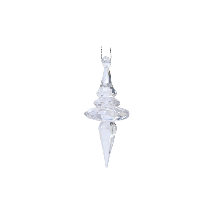 Plastic Transparent Drop Ornament