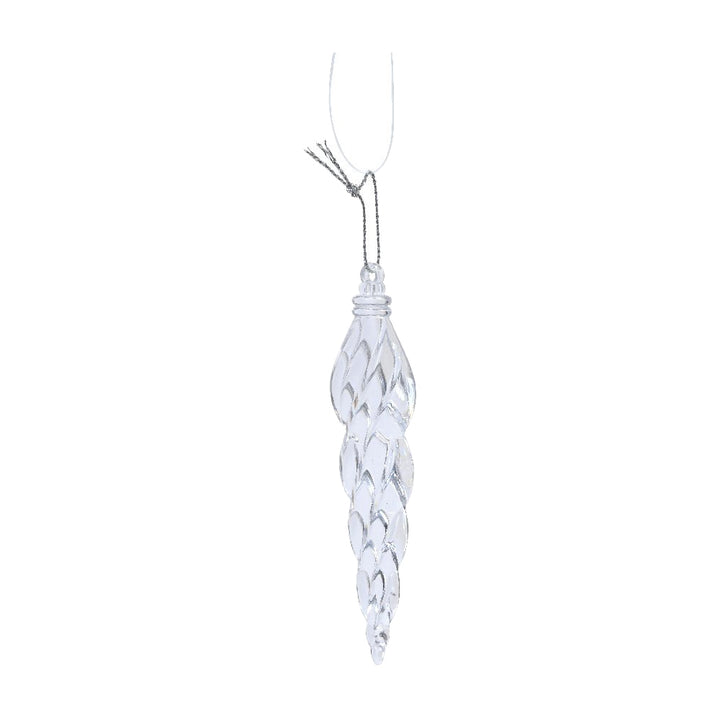 Plastic Transparent Drop Ornament