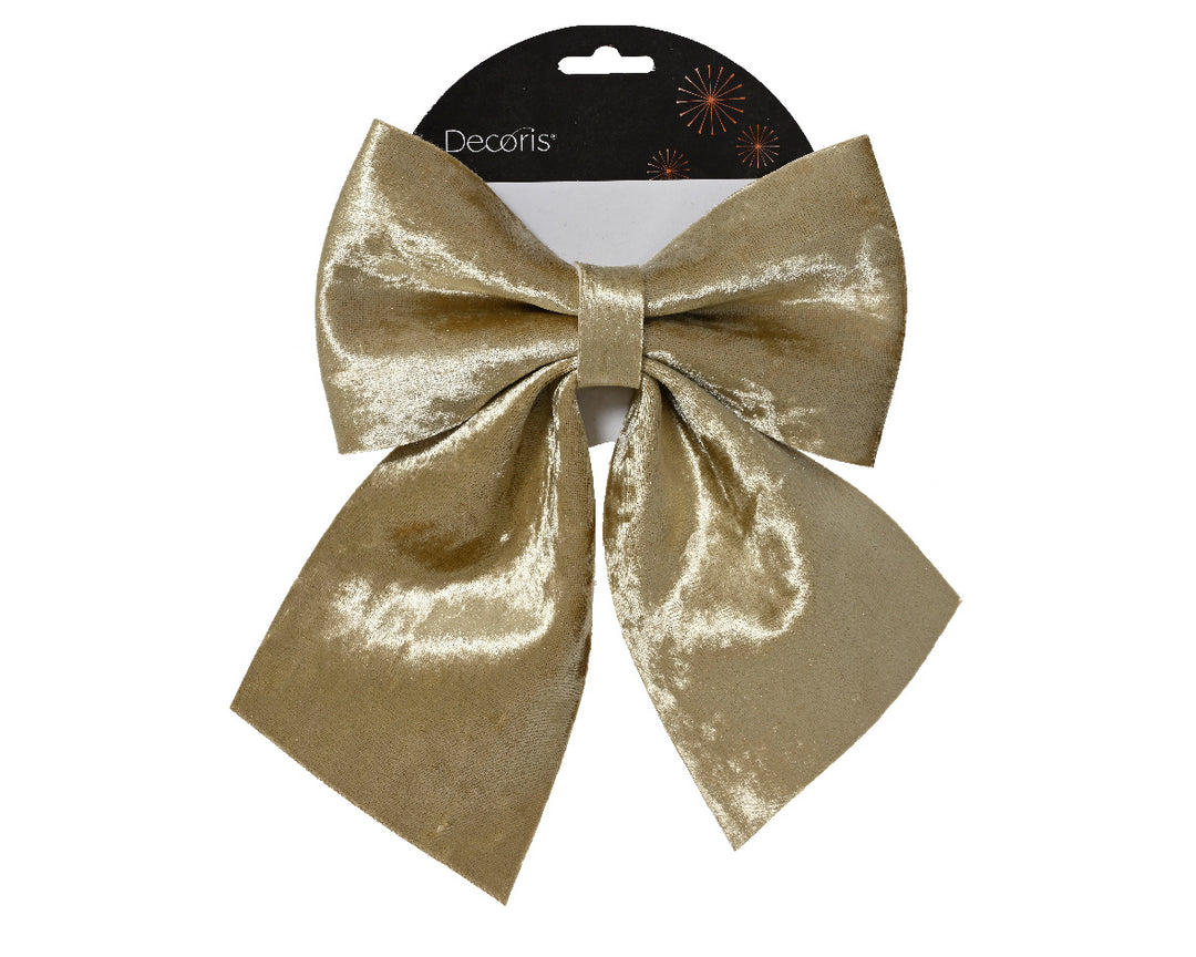 34cm Bow Polyester Pearl