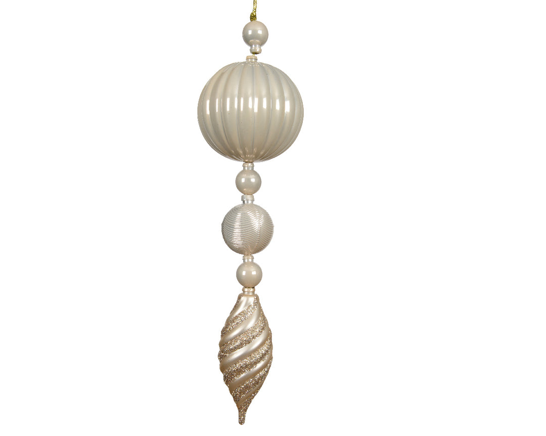 28cm Ornament Polystyrene Pearl