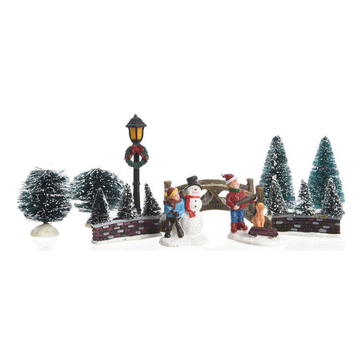 Polyresin Wintery Scene